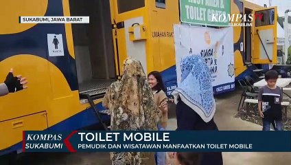 Pemudik Dan Wisatawan Manfaatkan Toilet Mobile