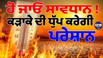 ਹੋ ਜਾਓ ਸਾਵਧਾਨ! ਕੜਾਕੇ ਦੀ ਧੁੱਪ ਕਰੇਗੀ ਪਰੇਸ਼ਾਨ | Punjab Weather News | OneIndia Punjabi