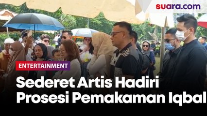 Teuku Wisnu, Dude Herlino, dan Sederet Artis Lainnya Turut Hadir Di Pemakaman Iqbal Pakula