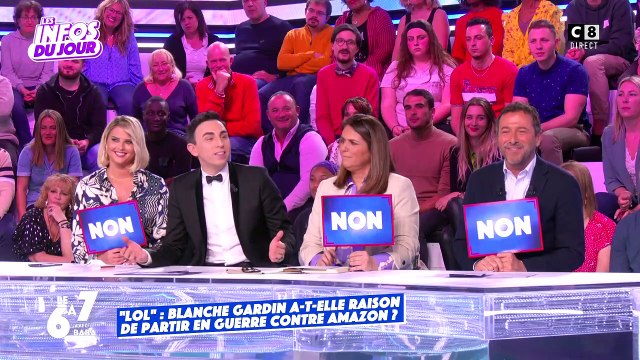 Une donneuse de leçon insupportable : l'équipe de TPMP détruit Blanche Gardin après ses critiques contre LOL, qui rit, sort ! et Amazon