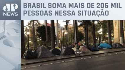Cidade de SP contabiliza mais de 52 mil moradores de rua, afirma pesquisa
