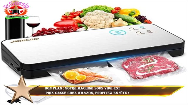 Bon plan : votre machine sous vide est prix cassé chez Amazon, profitez-en vite !