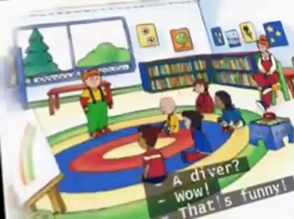 Caillou E095 - A surprise for miss Martin