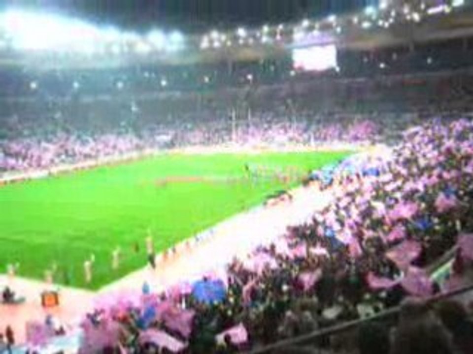 Entrée des joueurs Stade Français/Stade Toulousain
