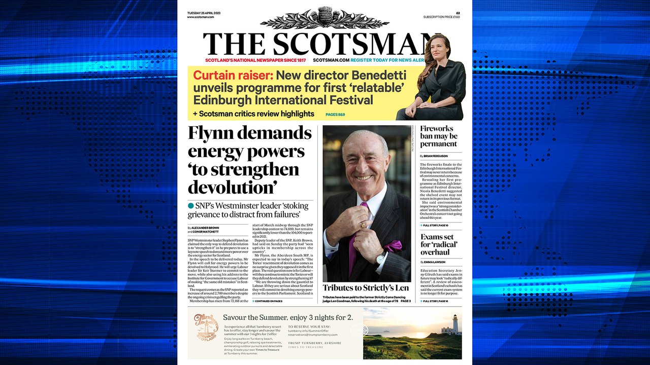 The Scotsman Bulletin Tuesday April 25 2023 #Sudan