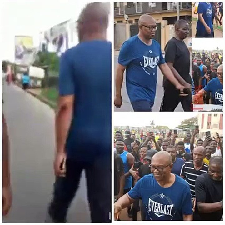 Video of Peter Obi Walking At The Street Of Onitsha