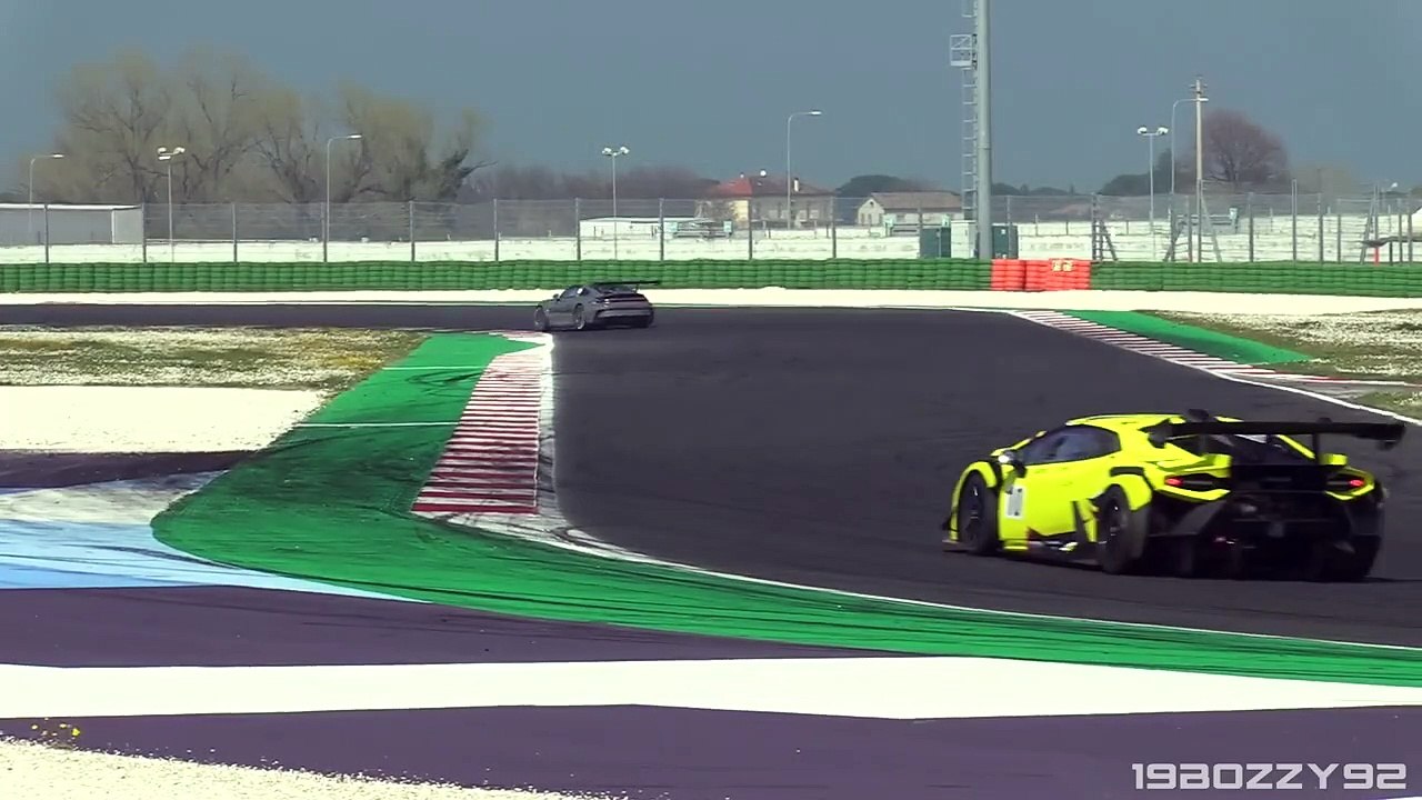 -3D Binaural Audio- Misano Testing 2023 992 GT3 R- M4 GT3- Huayra R- R8 GT3 Evo II- Elantra N TCR
