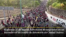 Nueva caravana migrante se dirige a Ciudad de México para agilizar la ruta legal a EEUU