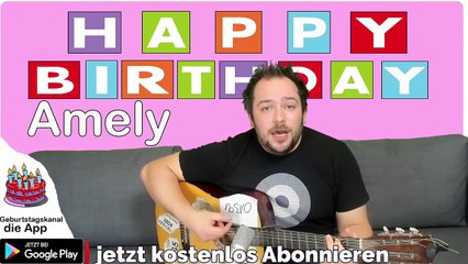 Happy Birthday, Amely! Geburtstagsgrüße an Amely