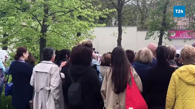 Gezi Tutuklularına temsili ziyarette açıklama yapılmasına ve pankartlara izin verilmedi