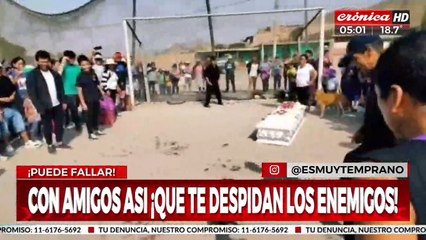 Su última voluntad era meter un gol, pero pasaron cosas