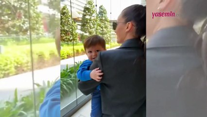 Hande Soral oğlu Ali ile gezmede! O eğlenceli anları paylaştı