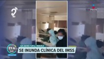 Se inunda clínica del IMSS en San Andrés Tuxtla, Veracruz