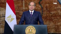 السيسي : تحرير سيناء من الإحتلال والإرهاب هو عهد ووعد نلتزم به ونواصل العمل من أجله تعزيزه