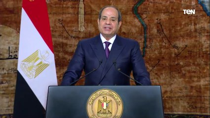 السيسي: سيناء هى البقعة المقدسة من أرض الوطن التي تفيض من بركات الله ورحمته بأشعة النور الإلهي