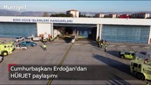 Cumhurbaşkanı Erdoğan'dan HÜRJET paylaşımı