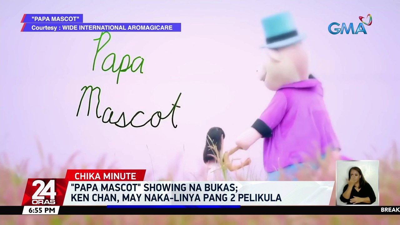 "Papa Mascot" showing na bukas; Ken Chan, may naka-linya pang 2 pelikula | 24 Oras