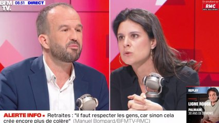 GALA VIDE - “Moi ?” : Apolline de Malherbe choquée par Manuel Bompard, accrochage en direct