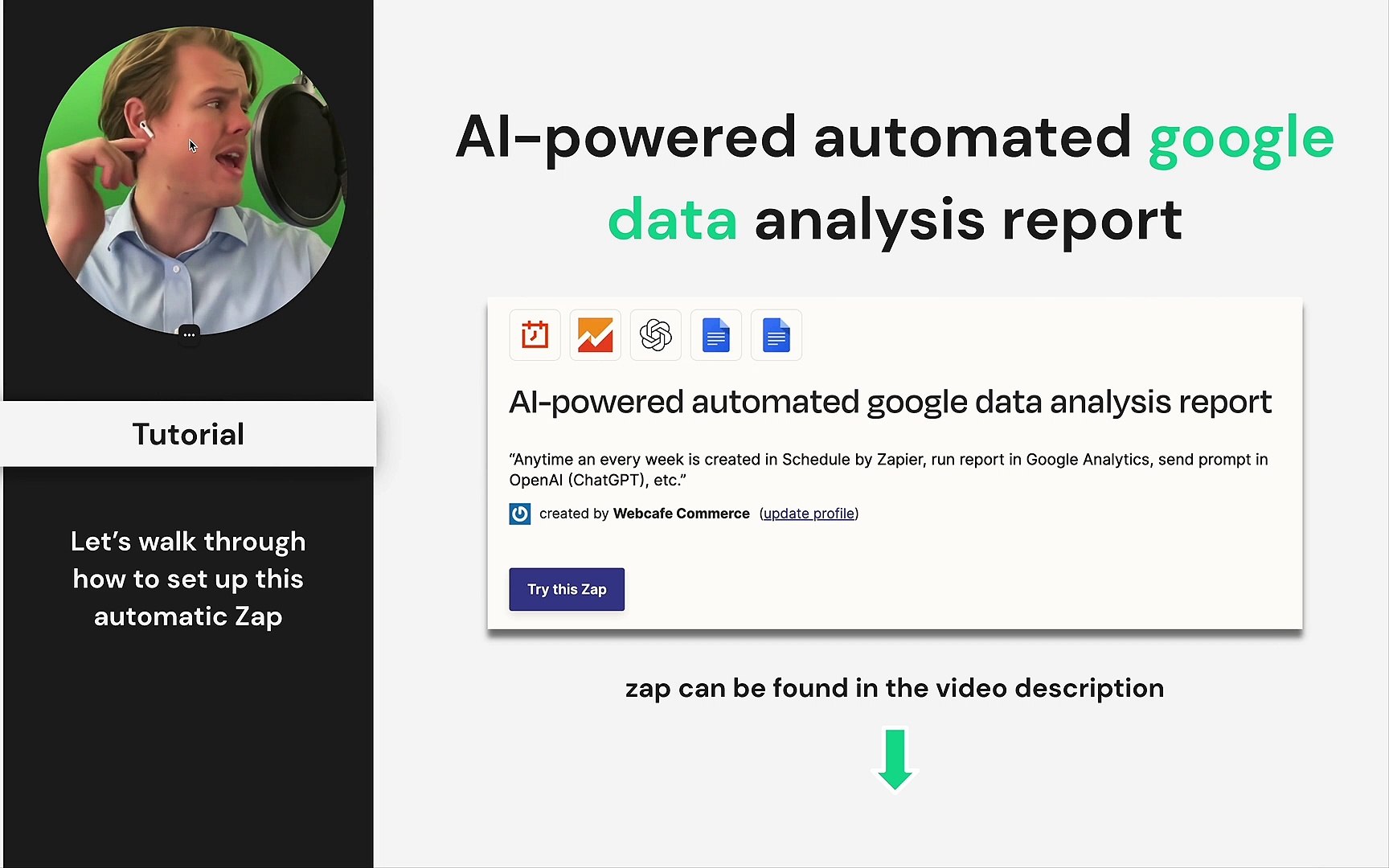 ChatGPT + Zapier in Data Analysis | ChatGPT  + Business Free Course