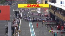Absolute SHAMBLES: Scary scenes at the Azerbaijan Grand Prix as Esteban Ocon comes in for his stop only to find people blocking the pitlane BEFORE the race was over