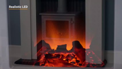 Adam Hudson Electric Stove in Grey