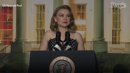 Tamara Keith Wears Holly Hunter’s ‘Broadcast News’ Dress at 2023 White House Correspondents’ Dinner