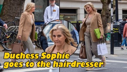 Duchess Sophie was spotted leaving the hair salon with a new look