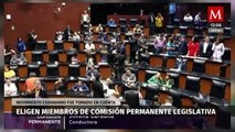 Diputados y Senadores eligen a nuevos integrantes de la Comisión Permanente en el Congreso