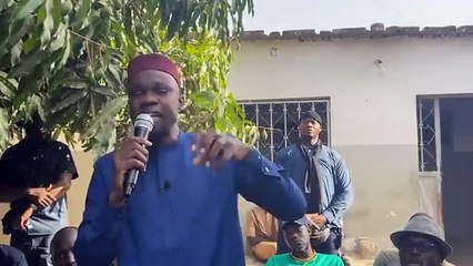 Sonko aux population de Mont-Rolland et Taiba Ndiaye: «Sachez que ces 10 mois qui nous restent seront des moments de résistance.