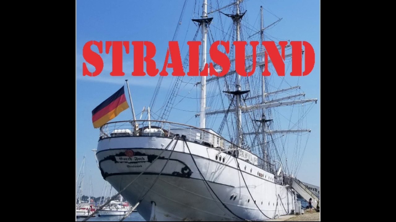 Walking in Stralsund, Germany.