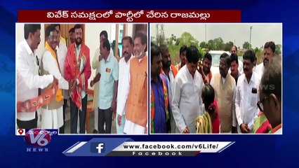 BJP Leader Vivek Venkataswamy Tour In Mancherial _ V6 News (2)