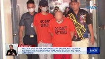 Magka-live-in na nagpanggap umanong tauhan ng hepe ng NCRPO para makapag-solicit ng pera, arestado | Saksi