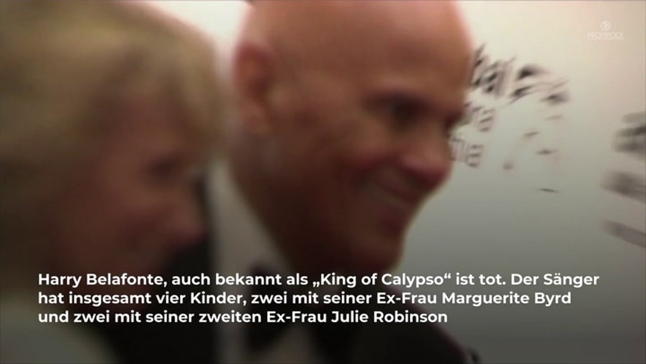 Harry Belafontes Kinder: Sie trauern um den legendären Sänger