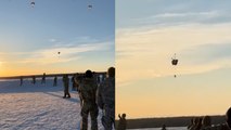 Military Parachutist Narrowly Escapes Tragedy !!!