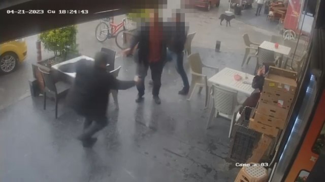 Cinayetin güvenlik kamerası görüntüsü ortaya çıktı