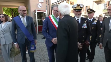 25 aprile, Mattarella depone corona su lapide commemorativa eccidio Boves