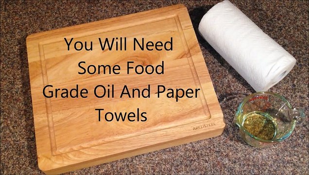 How To Season A Wooden Chopping Board