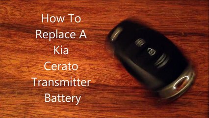 How To Replace A Kia Cerato Transmitter Battery