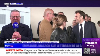 Laurent Brillard (maire UDI de Vendôme): "Je ne suis pas certain que les personnes qui étaient aux alentours avaient envie de parler de santé avec le président"