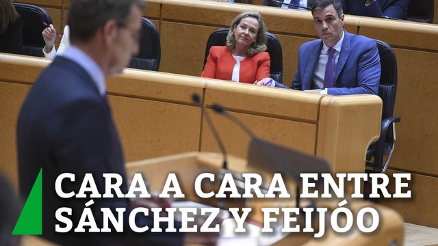 De chasco a podemizado : el cruce de acusaciones entre Sánchez y Feijóo en el Senado