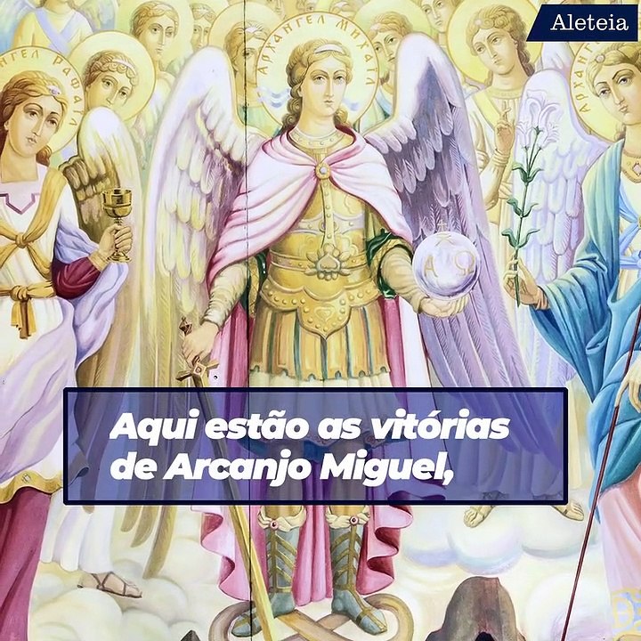 O triunfo de São Miguel Arcanjo sobre o demônio