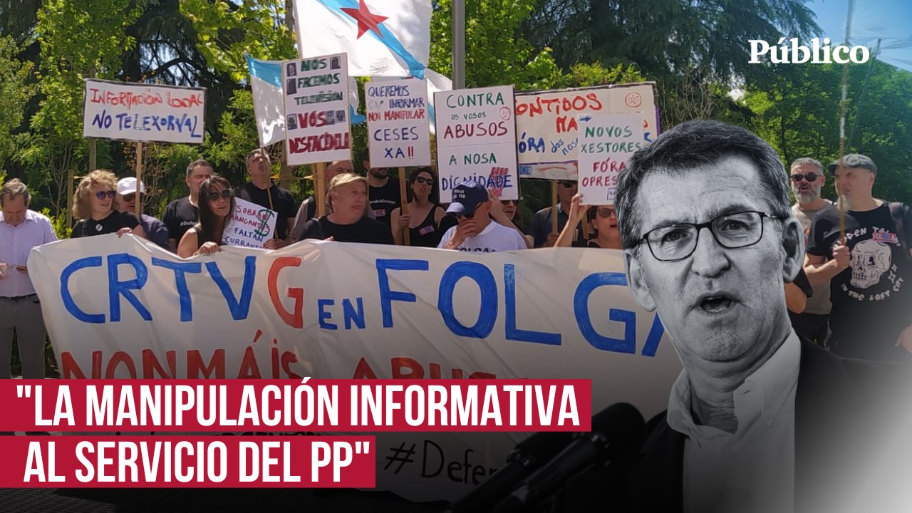 En pie de guerra contra Feijóo: trabajadores de la tele y radio pública gallegas claman en el Senado contra la manipulación
