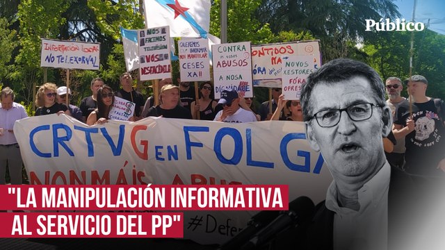 En pie de guerra contra Feijóo: trabajadores de la tele y radio pública gallegas claman en el Senado contra la manipulación