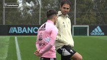 El Celta ultima detalles de cara al partido de mañana contra el Almería