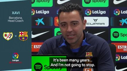Xavi responds to the tongue-in-cheek ‘gardener’ nickname