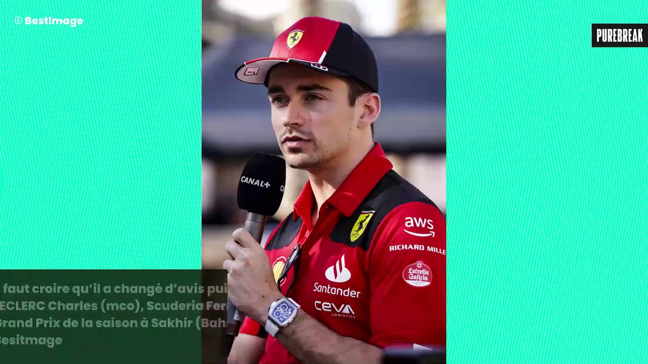"Bientôt disque de platine" : Charles Leclerc change de carrière et se lance dans la musique, les fans adorent