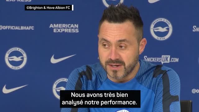 33e j. - De Zerbi : Il reste neuf matches pour marquer l'histoire de Brighton