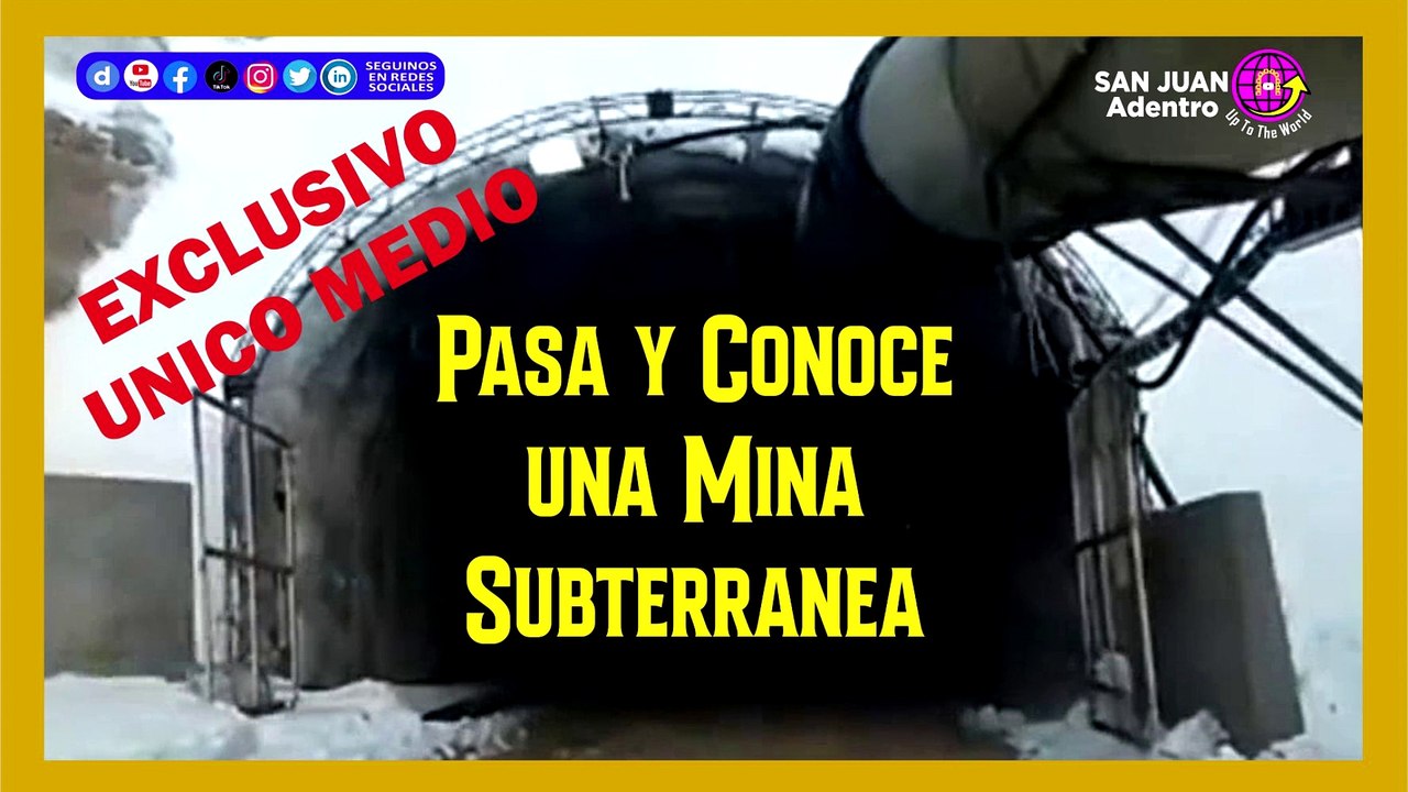 ENTRA Y CONOCE una mina subterranea #mina