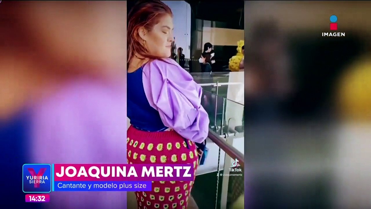 Joaquina Mertz es modelo plus size y promueve el activismo de cuerpo