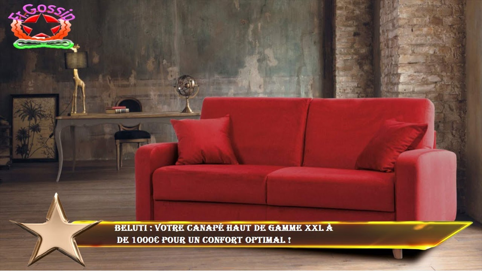 Beluti : votre canapé haut de gamme XXL à de 1000€ pour un confort optimal  ! - Vidéo Dailymotion